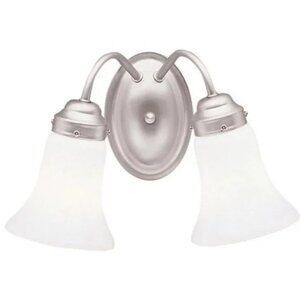 Kichler 6122 NI Brushed Nickel 13.5" 2 Light Vanity Light